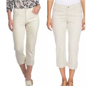 NYDJ Dayla Wide Cuff Capri Jeans